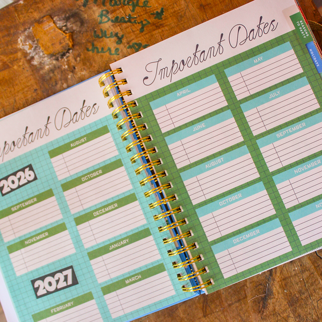 Good Things Ahead 17-Month Academic Planner