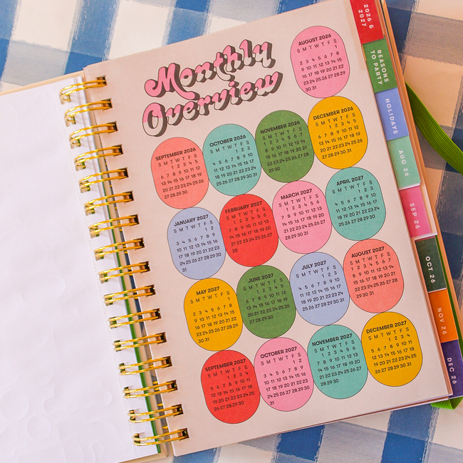 Icons Medium 17-Month Academic Planner