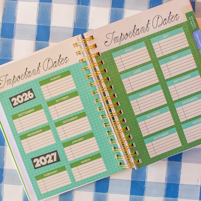 Icons Medium 17-Month Academic Planner