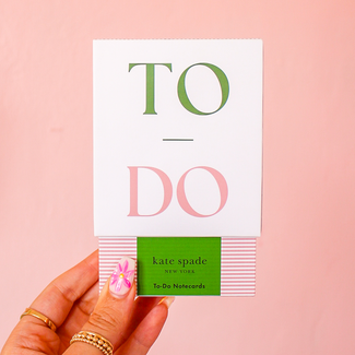 Kate Spade To-Do Notecards Petite Stripe