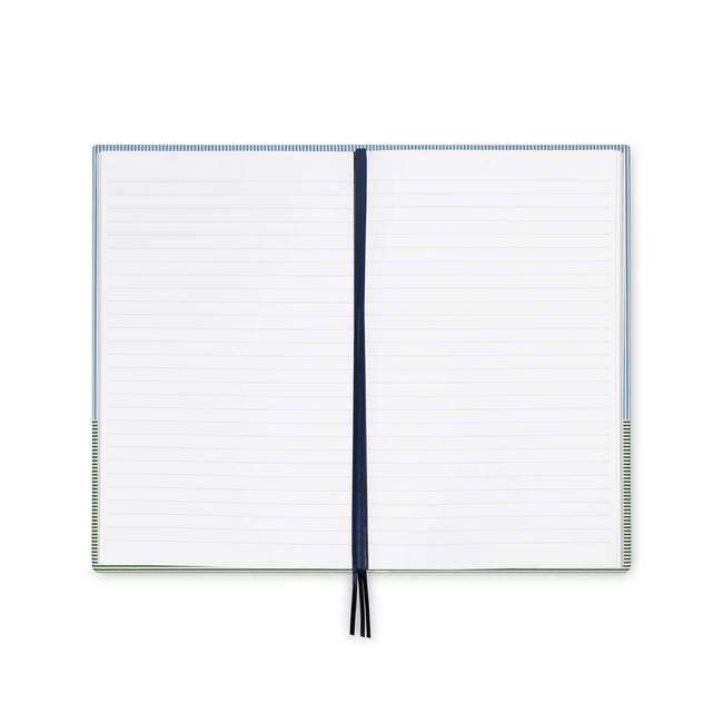 Petite Stripe Notebook with Phone Holder