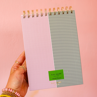 Kate Spade Weekly List Pad Petite Stripe