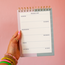Weekly List Pad Petite Stripe