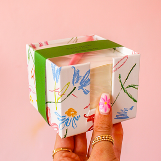 Kate Spade Notecube with Pen Joyful Garden