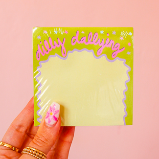 Taylor Elliot Designs Dilly Dallying Sticky Notes Pad