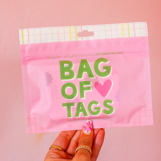 Taylor Elliot Designs 24 Assorted Gift Tags  w/ Resealable Bag