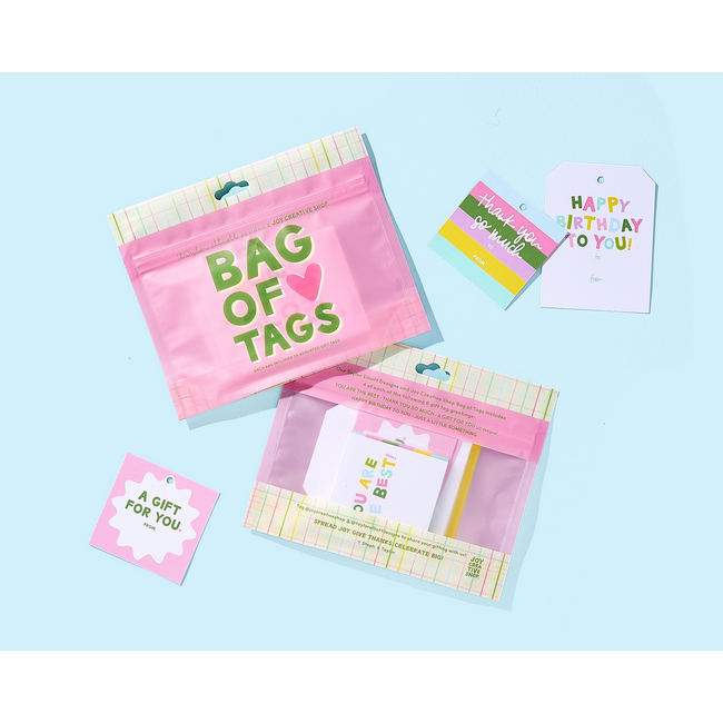 24 Assorted Gift Tags  w/ Resealable Bag