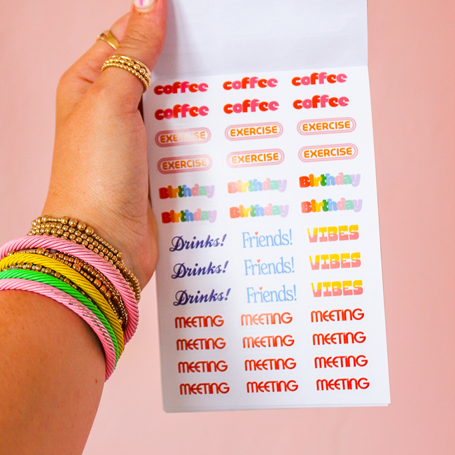 Planner Sticker Book