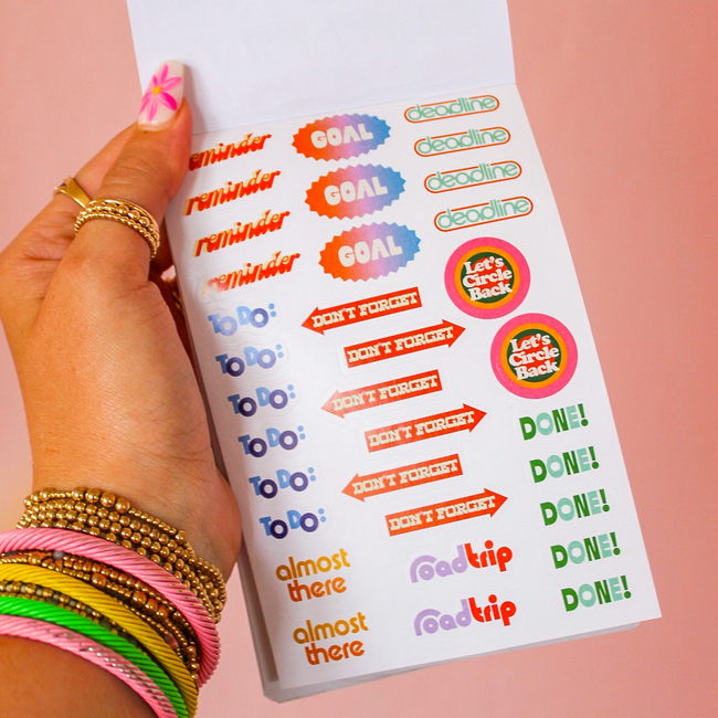 Planner Sticker Book