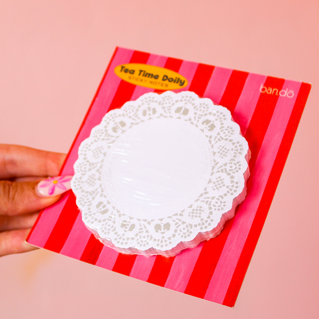 Novelty Notepad - Tea Time Doily
