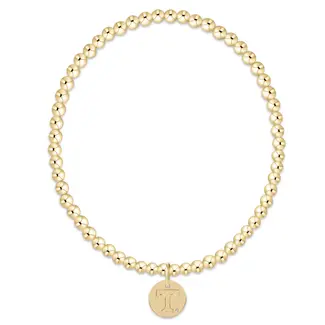 Ecollegiate eGirl Classic Gold 3mm Bracelet - UTK Disc