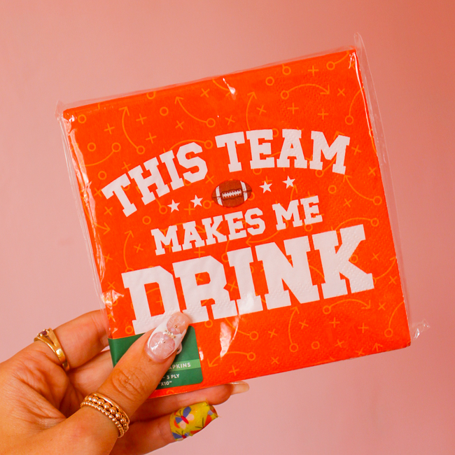 This Team Makes Me Drink Napkin Pack