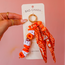 Gameday Bag Charm - Orange Bandana