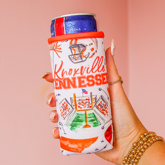 Swig Tailgates In Knoxville Slim Can Coolie 12oz
