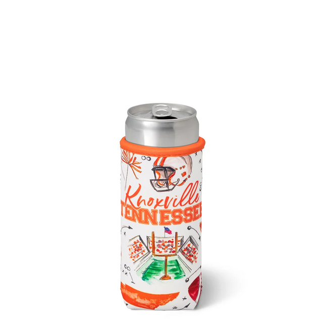 Tailgates In Knoxville Slim Can Coolie 12oz