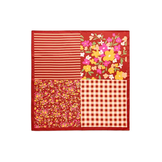 Floral 4-in-1 Square Scarf
