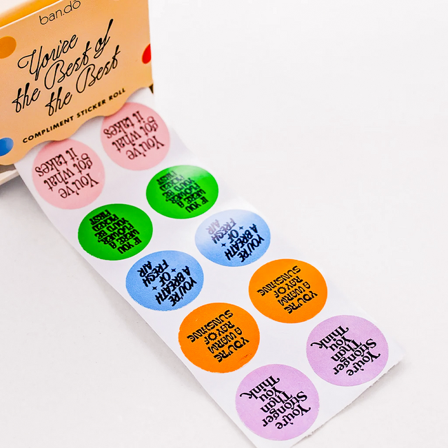 Compliments Sticker Roll