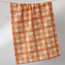 Geometry Pumpkin Check Tea Towel