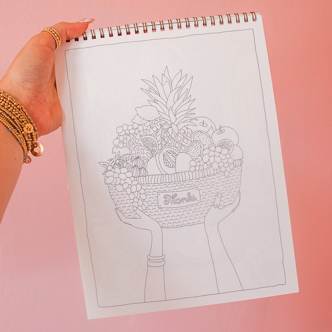 Coloring book Exotic Bathtub