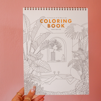 All The Way To Says Coloring book Exotic Bathtub