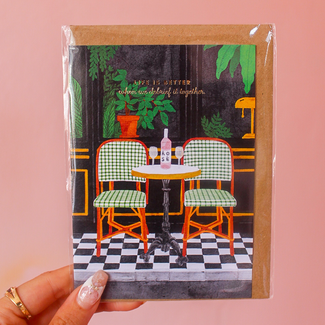 All The Way To Says Life Is Better When We Debrief Together Card