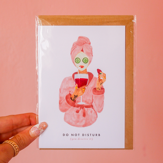 All The Way To Says Do Not Disturb Card