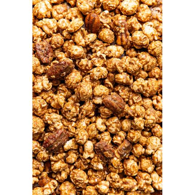 Cinnamon Bourbon Pecan Popcorn Market Bag