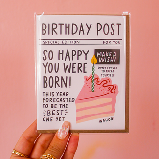 Pippi Post Birthday Post Greeting Card