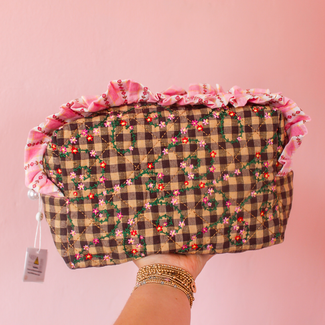 Shiraleah Sienna Quilted Large Zip Pouch