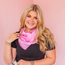 Paisley Square Scarf in Pink