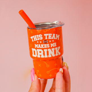 Swig This Team Makes Me Drink Swig Shot 2oz (Orange)