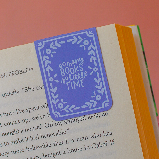 Book Lover Reading Quotes Magnetic Bookmarks Set of 4