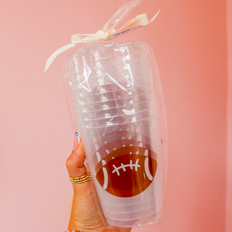 Happy Everthing Happy Everything! Frosted Cups Football