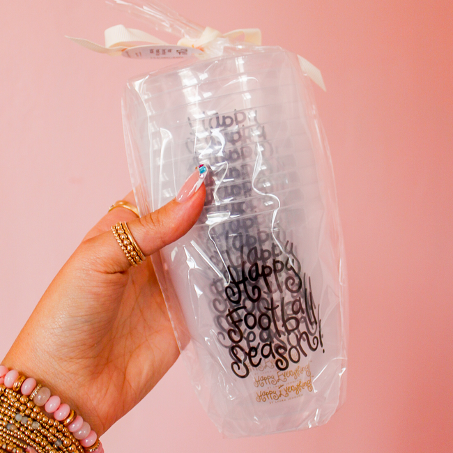 Happy Everything! Frosted Cups Football