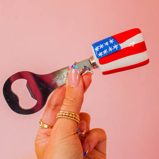Happy Everthing Flag Bottle Opener