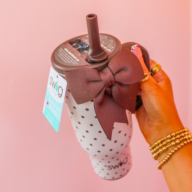 30oz Mega Mug - Mocha Dots