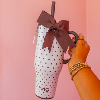 30oz Mega Mug - Mocha Dots