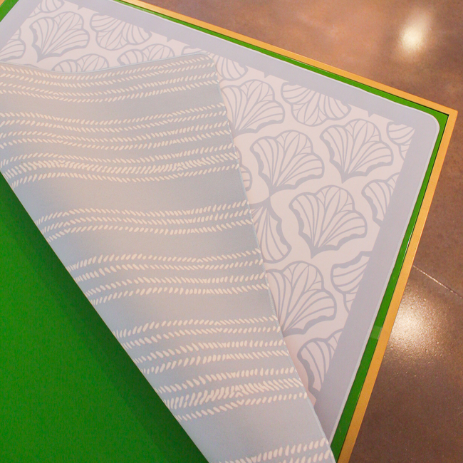Salt + Sandy Double-Sided Mahjong Mat