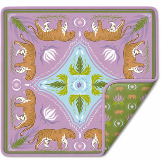 Keva Moon Tiger Double-Sided Mahjong Mat