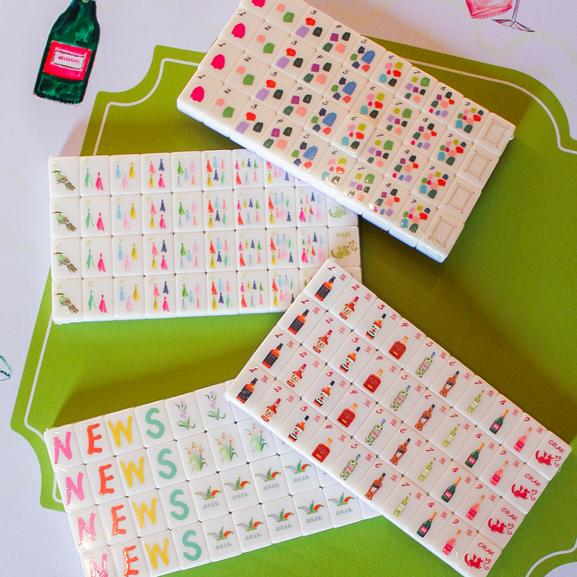 Cocktails Mahjong Tiles