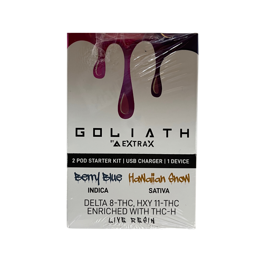 goliath vape pods THCA + Delta 9P Goliath Vape Pods 2 Gram 2 Pack main image 1