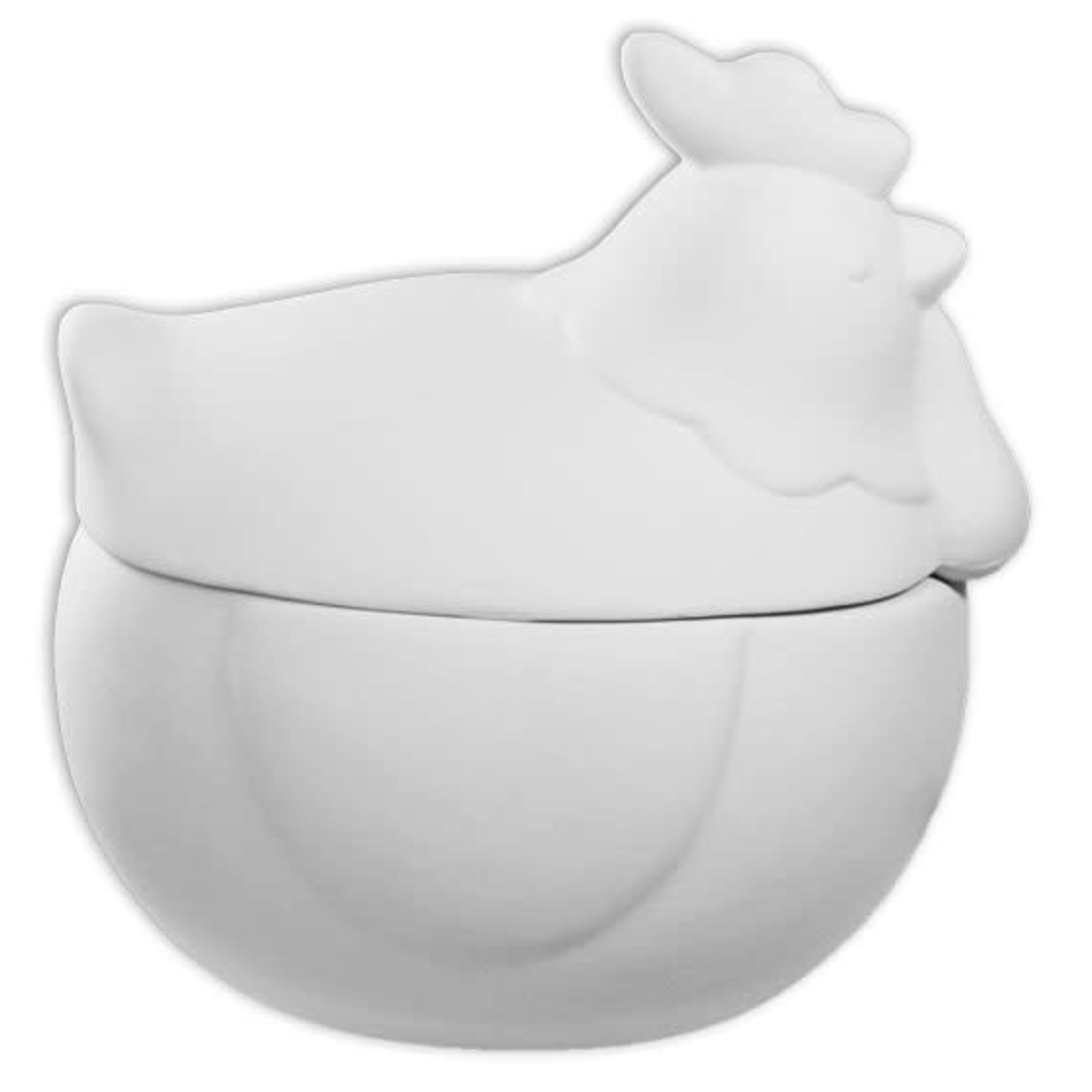 Chicken Jar - 4½" L x 3¾" W x 5" H