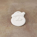 Santa Face Ornament - 3.5H