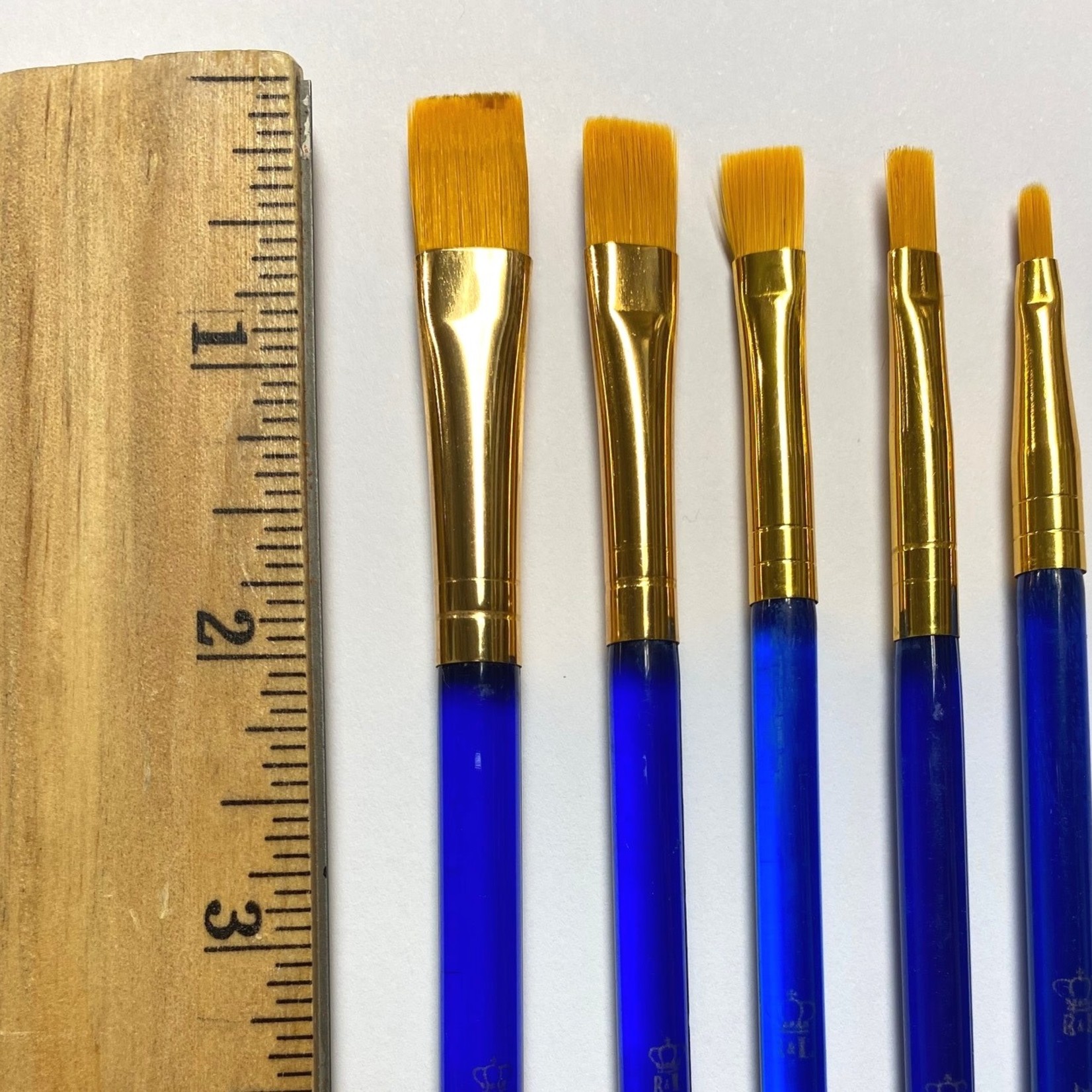 Square Paint Brush Set of 5 - (Purchase only)