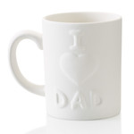 I Heart Dad Mug 4H x 3.25D