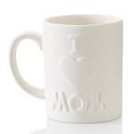 I Heart Mom Mug 4H x 3.25D, 12oz