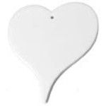 Heart Flat Ornament