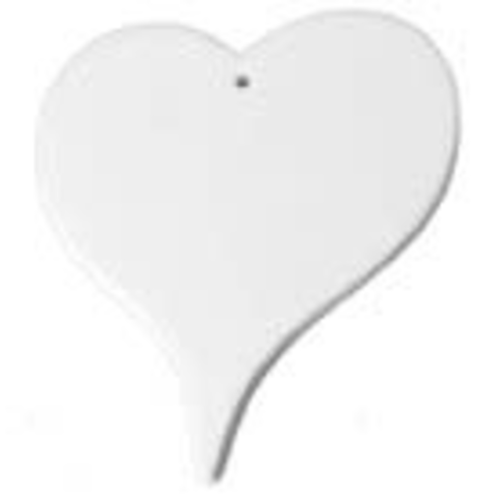 Heart Flat Ornament