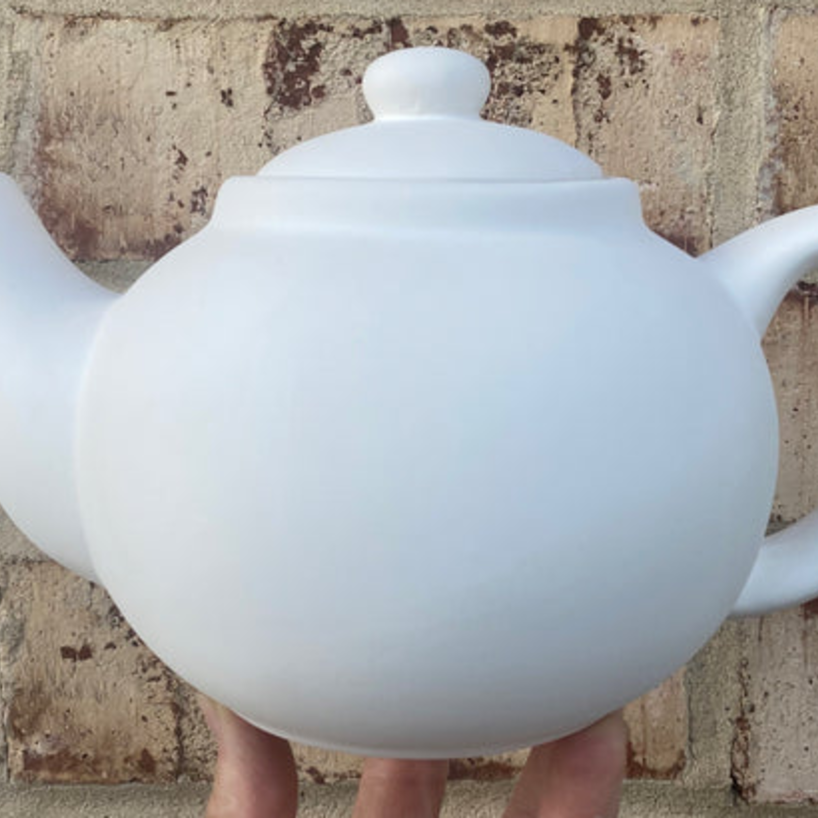 Round Teapot - 8 1/2" W x 5" H x 5 3/4" D