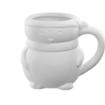 Cute Penguin Mug - 3⅜" Dia. x 4⅛" H (14 Ounces)